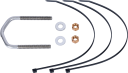 5/16-18 x 2.0 Stainless-Steel V-Bolt with 2 Silicon Bronze Nuts