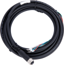 Five-Conductor Cable with M12 Five-Pin A-Coded Connector