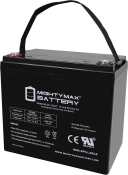 12 V 55 Ah Group 22NF AGM Deep-Cycle DCM0055 Lead-Acid Battery