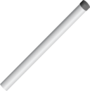 23 in. Mounting Pole with Cap