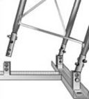 Universal Tower Flat Roof Mounting Base