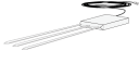 3-Rod TDR Probe with RG58 Cable
