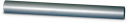 3/4 IPS 10 in. Unthreaded Aluminum Pipe