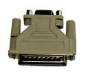 RS-232 Data Cable Adapter, DB9 Socket (Female) to DB25 Pin (Male) 