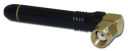 900 MHz 0 dBd 1/4 Wave Omnidirectional Antenna with RPSMA Connector