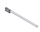 3 ft Crossarm with One CM210 Mounting Kit