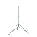 7 to 10 ft Galvanized-Steel-Tubing Tripod with Grounding Kit