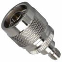Coaxial Adapter, Type N Pin (Male) to RPSMA Socket (Female)