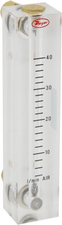 TGA Rotameter (4 to 40 lpm) with 3/8 in. Tube Fittings