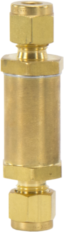 Inline 1/4 Tube Fitting Brass Filter