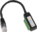 RJ45 Pin (Male) to Terminal Dongle Data Cable