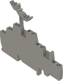DIN Rail Mountable 6-Wire 5 mm Spring-Loaded 3-Tier Connector