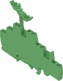 DIN Rail Mountable 6-Wire 5 mm Spring-Loaded 3-Tier Grounded Connector