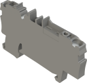 DIN Rail Mountable 2-Wire 5.2 mm Blade-Type Fuse Holder Terminal Block