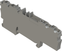 DIN Rail Mountable 4-Wire 5.2 mm Blade-Type Fuse Holder Terminal Block