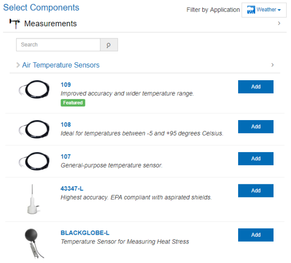 Air Temperature Sensors