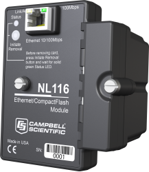 Interface Ethernet et module CompactFlash NL116 