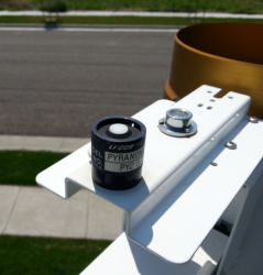 solar radiation sensor on ET station