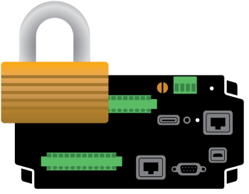 Centrale de mesure avec un cadenas