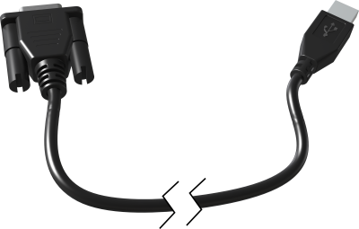 parallel to serial converter vs null modem cable