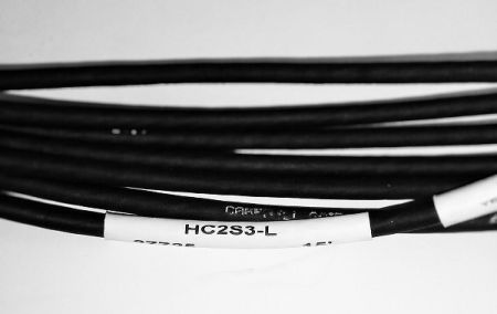 Sensor model number on cable label