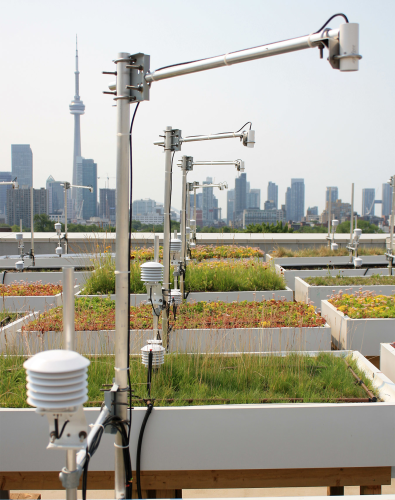 University Of Toronto Green Roof Research Monitoring Weather And