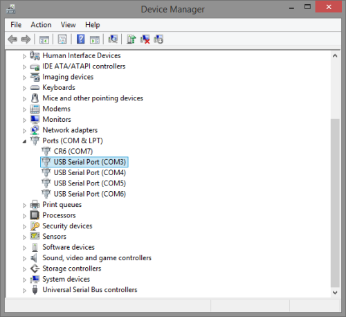 putty unable to open serial port windows 7