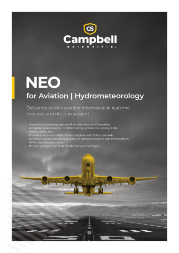 NEO for Aviation & Hydrometeorology brochure