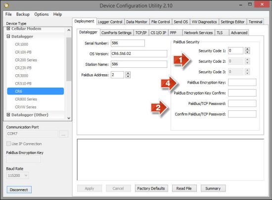 Device Configuration Utility