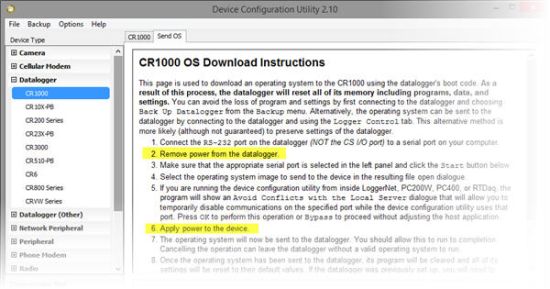 DevConfig instructions pour télécharger un OS