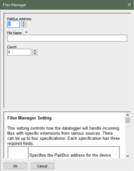 files manager screen shot