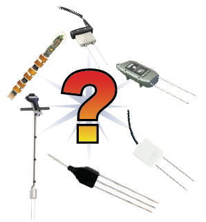 Variety of soil water content sensors