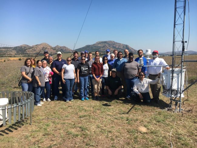 Oklahoma Mesonet staff photo