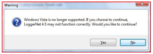 Windows Vista warning message