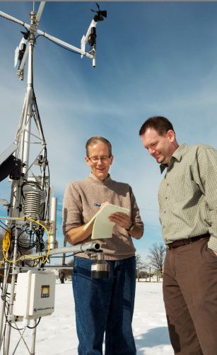 Checking a mesonet station