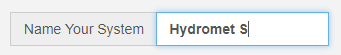 Changing the system name