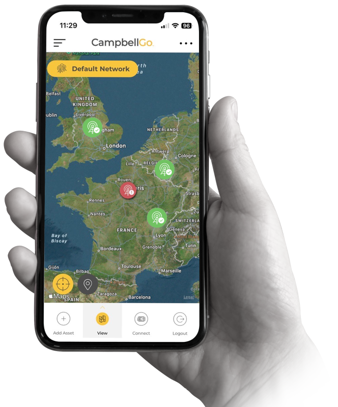 CampbellGo app on a handheld device