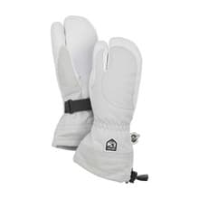 Hestra Women's Heli 3 Finger Glove - Pale Grey/Off White