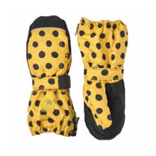 Hestra Baby Zip Long Mitt - Mustard Print