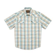 H Bar B Snapshirt - Isley Plaid : Seafoam