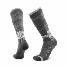 Le Sock Snow Light Ski Sock - Grey/Tofu