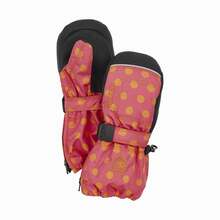 Hestra Baby Zip Long Mitt - Pink Print