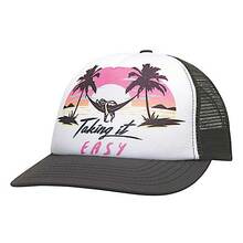 Take It Easy Snapback Hat - Black