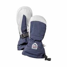 Hestra Army Leather Heli Ski Jr Mitt - Navy