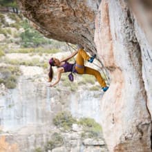 Scarpa Instinct VSR Climbing Shoe - Climber in Action