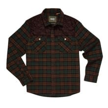 Howler Brothers Quintana Quilted Flannel - Brock Plaid : Earth