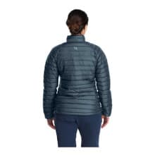 Women's Microlight Down Jacket - Orion Blue - Back