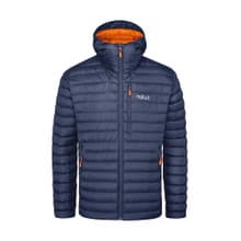 Microlight Alpine Men's Down Jacket - Deep Ink (Marmalade)