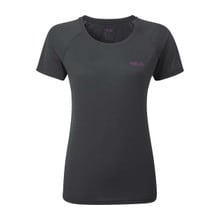 Pulse Short Sleeve Women's Tee - Ebony