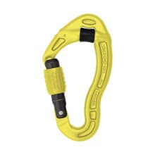 Revolver Locking Carabiner - Lime Screwgate